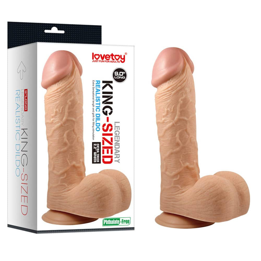 Dildo realistico leggendario King-Size da 9 pollici