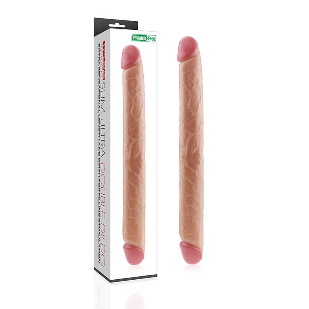 Dildo doppio ultra sottile realistico