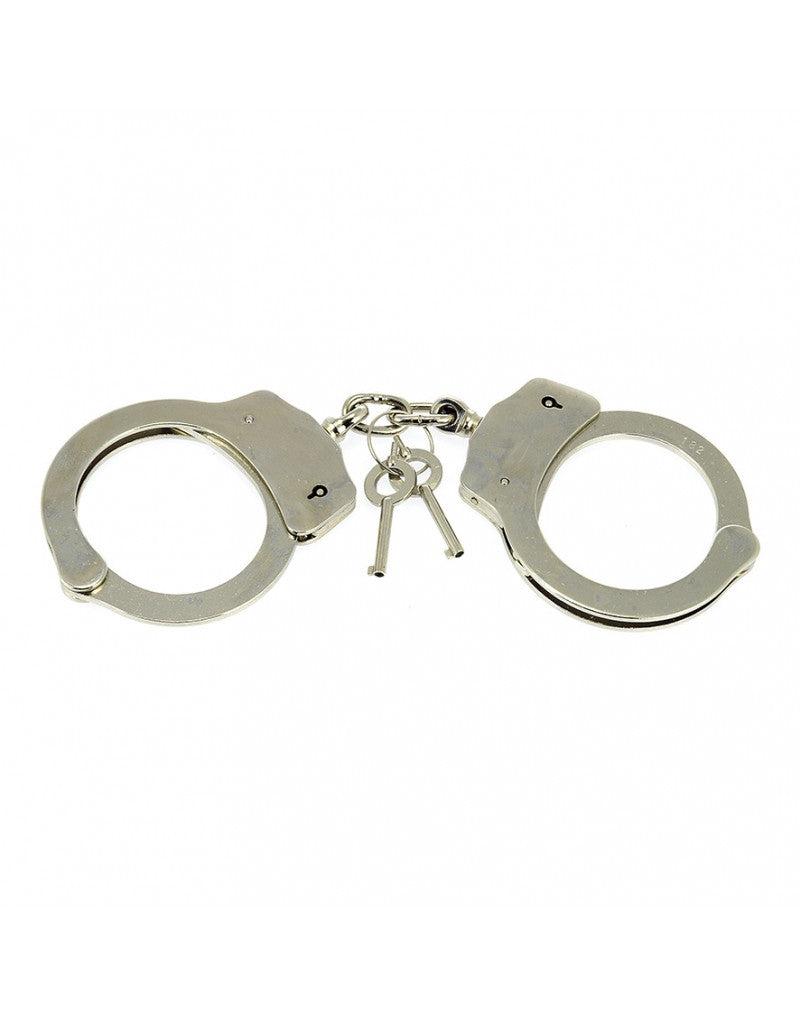 Rimba - Metal police hand-cuffs, extra heavy