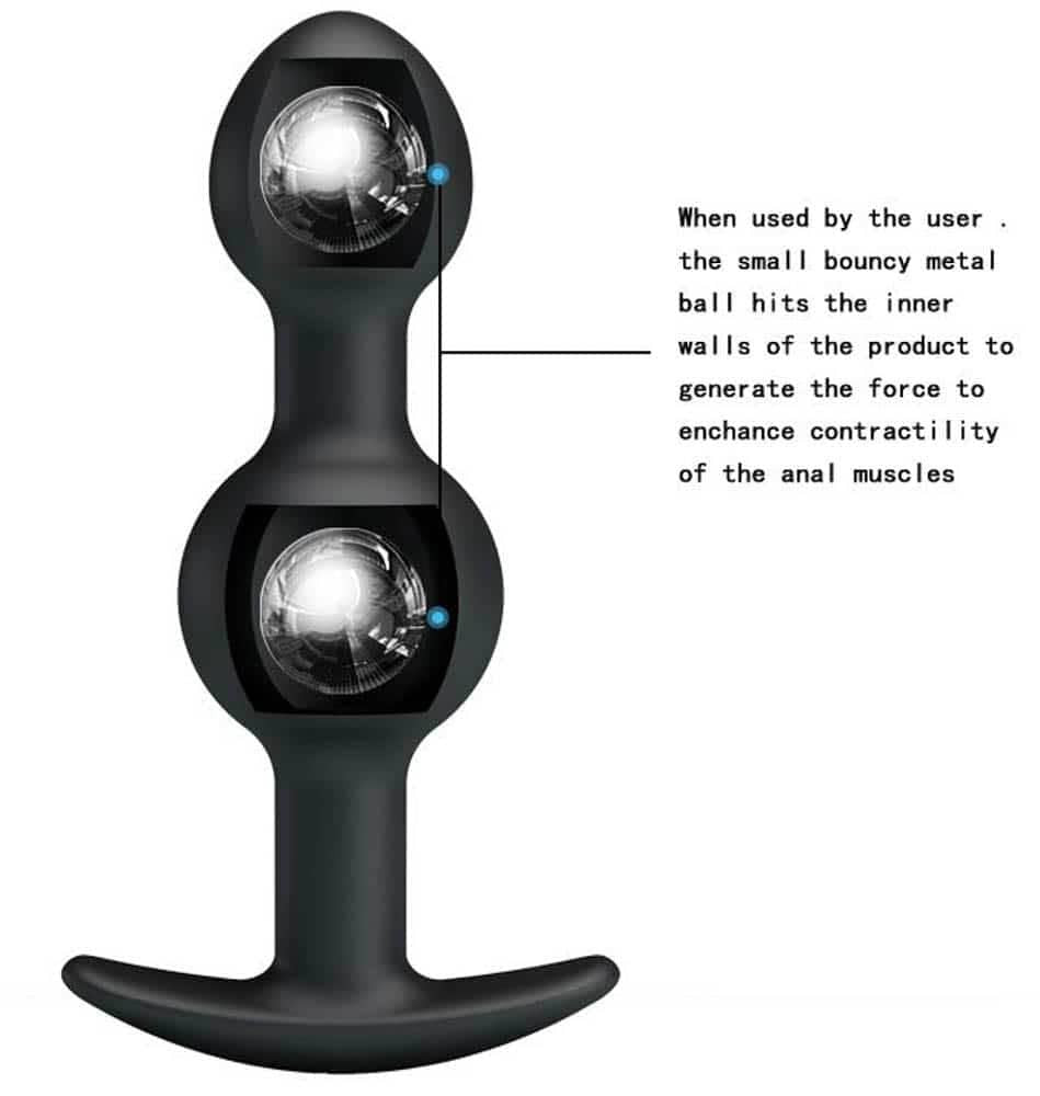 Pretty Love Heavy Balls Plug anale in silicone 2