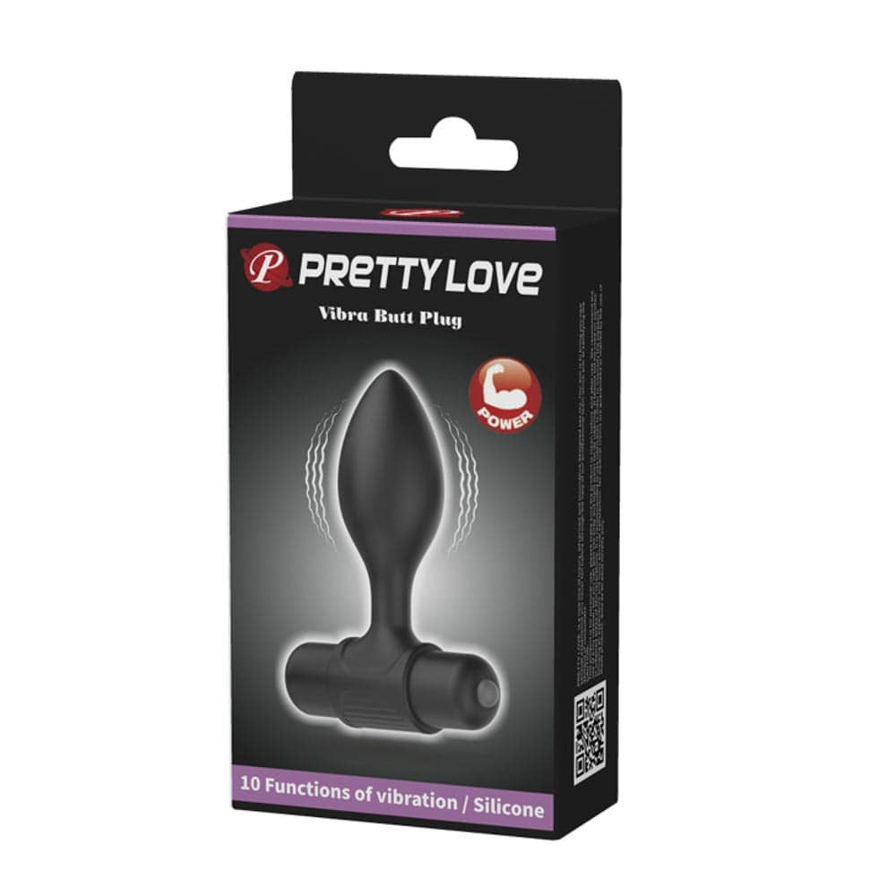 Pretty Love Vibra Butt Plug Nero
