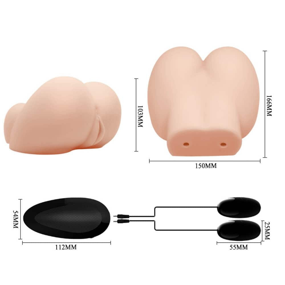 Crazy Bull Vagina realistica e culo prosperoso anale