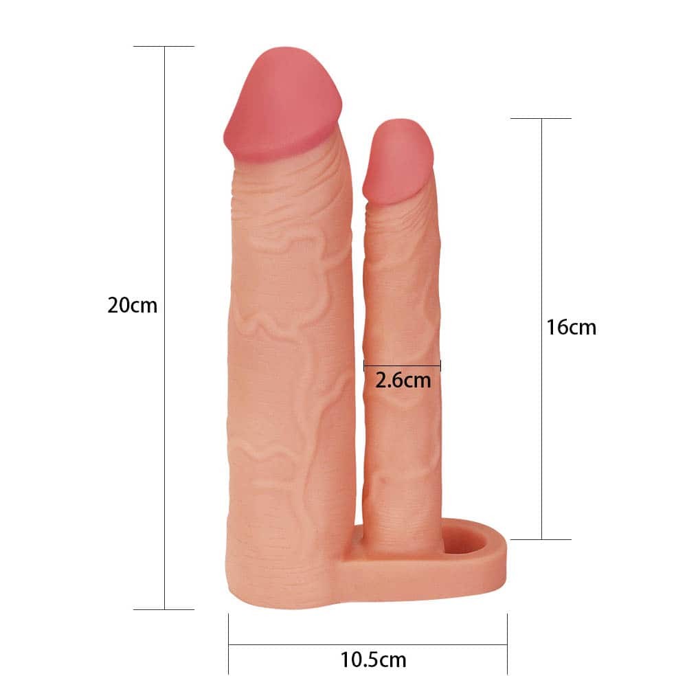 Aggiungi una guaina per pene doppia da 2"