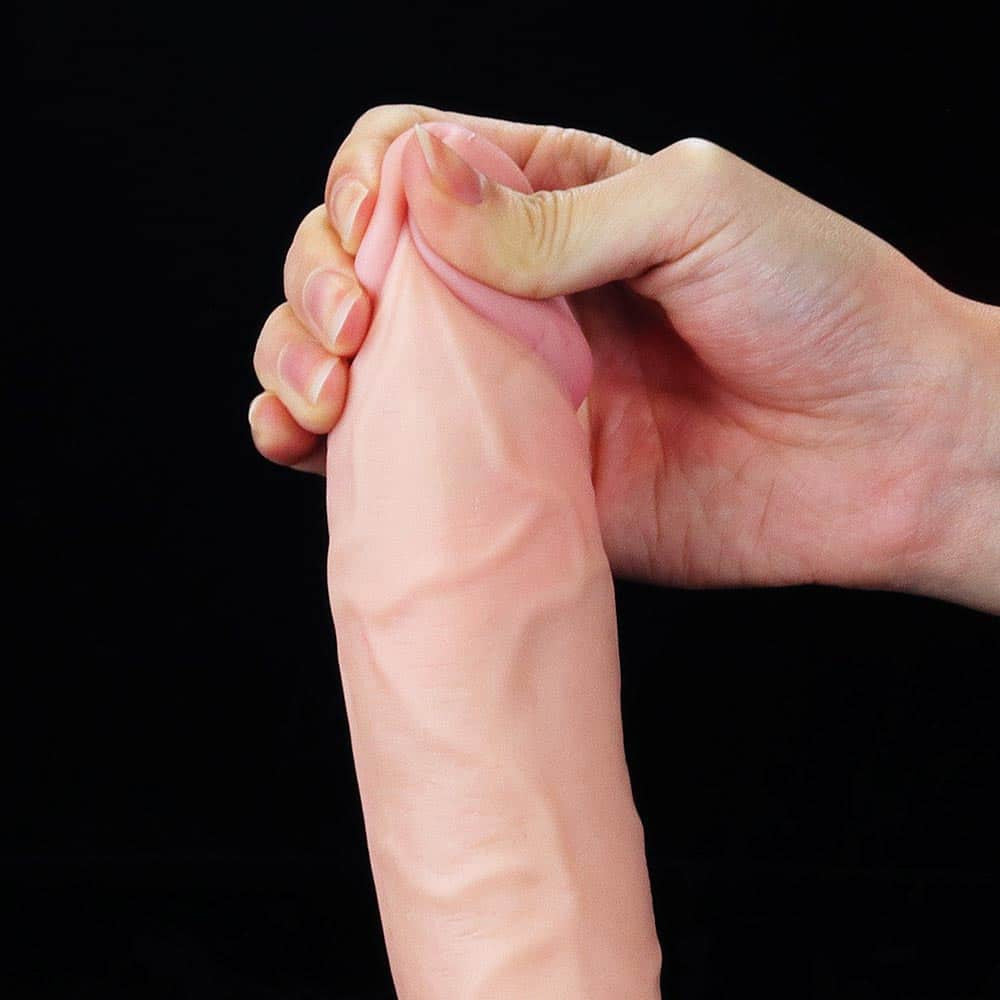 Pene con eiaculazione morbida e testicoli da 9 pollici di carne