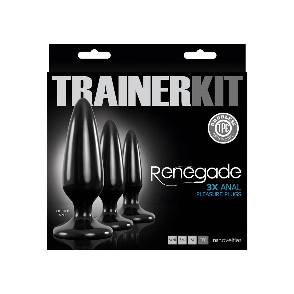 Kit di allenamento Renegade Pleasure Plug da 3 pezzi