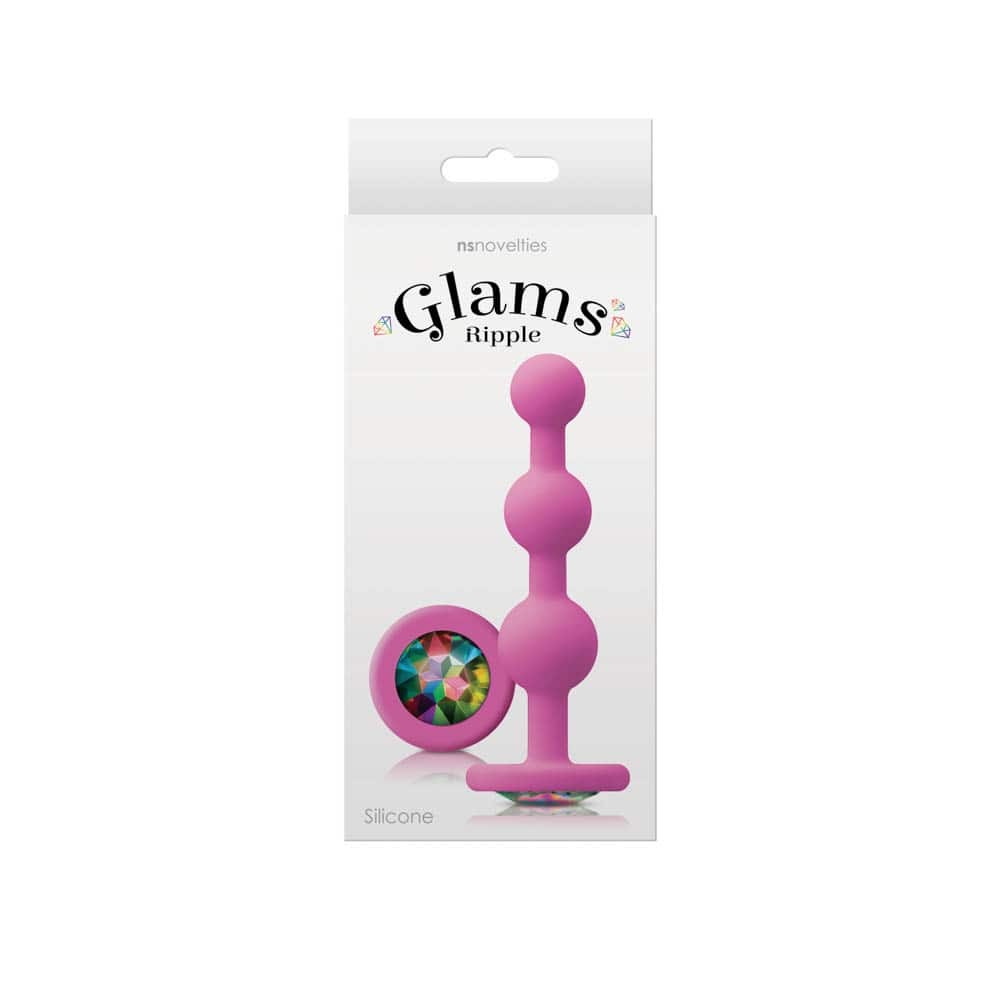 Glams - Gemma arcobaleno ondulata - Rosa