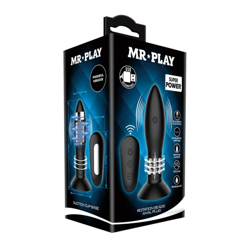 Mr. Play Rotation Beads Plug anale