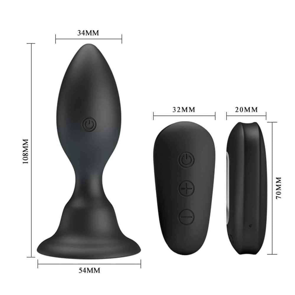 Mr. Play Plug anale vibrante con telecomando