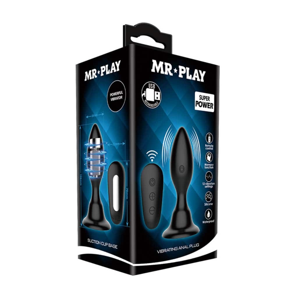 Mr. Play Plug anale vibrante con telecomando