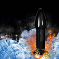 Plug anale in vetro Romance da 5" nero