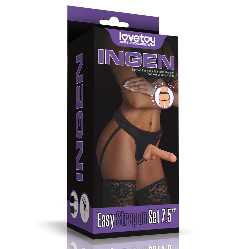 Set di strapon facili da 7,5'' 2