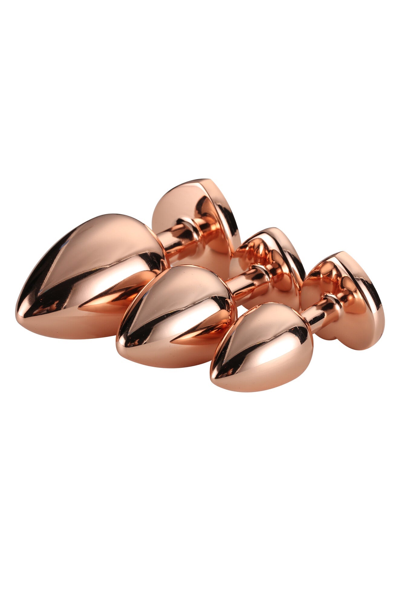 SET DI SPILLE GLEAMING LOVE IN ORO ROSA